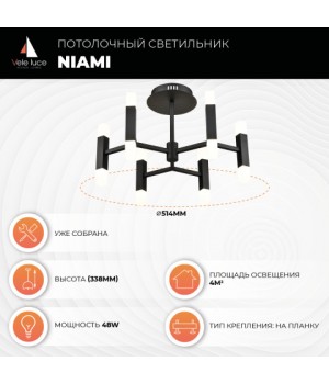 Потолочный светильник Vele Luce Niami VL7142L12-foto5