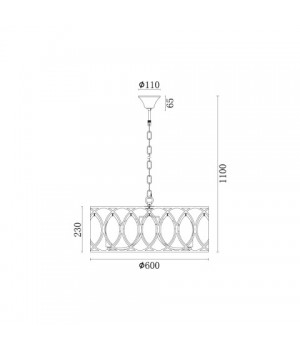 Подвесная люстра Vele Luce Angela VL3153P10-foto5