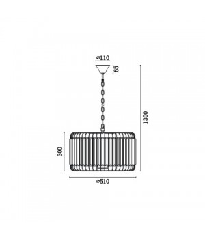 Подвесная люстра Vele Luce Angelica VL3044P05-foto7