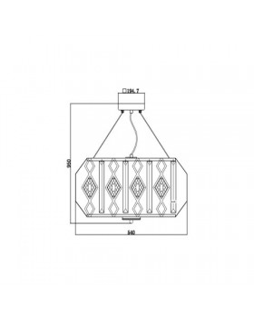 Подвесной светильник Vele Luce Buzzati VL2181P08-foto4