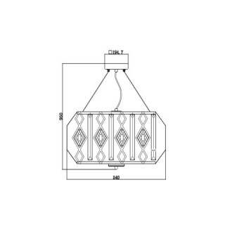 Подвесной светильник Vele Luce Buzzati VL2181P08-foto4