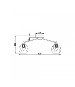 Потолочная люстра Vele Luce Furia VL1882L06-foto6