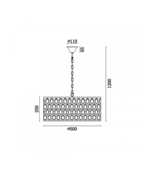 Подвесная люстра Vele Luce Donna VL4064P05-foto5