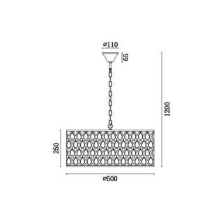 Подвесная люстра Vele Luce Donna VL4064P05-foto5