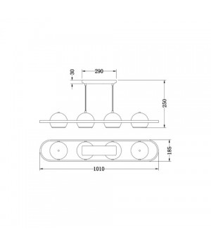 Потолочный светильник Vele Luce Helix VL5153L04-foto6