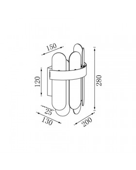Бра Vele Luce Fantasma VL3195W02-foto5