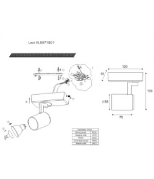 Спот Vele Luce Lexi VL8071S01-foto6