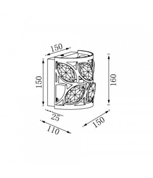 Бра Vele Luce Rosa VL3216W01-foto5