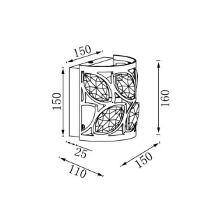 Бра Vele Luce Rosa VL3216W01-foto5