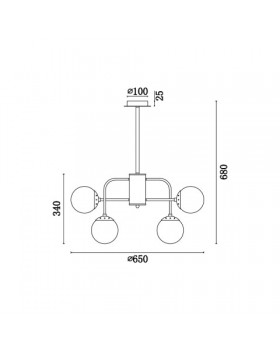 Подвесная люстра Vele Luce Verona VL5015L06-foto5