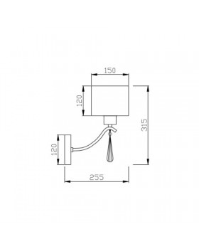 Бра Vele Luce Platonico VL1623W01-foto2