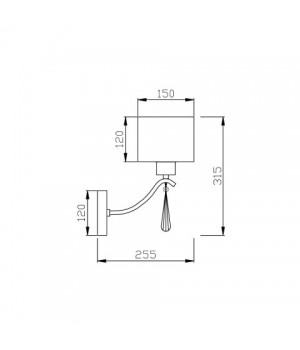 Бра Vele Luce Platonico VL1623W01-foto2