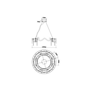 Подвесной светильник Vele Luce Melodia VL3294P08-foto6