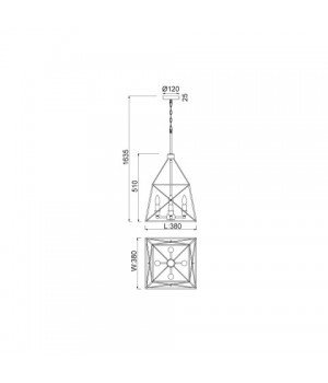 Подвесной светильник Vele Luce Clemente VL4272P04-foto5