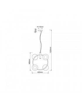 Подвесной светильник Vele Luce Astoria VL5002P42-foto5