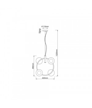 Подвесной светильник Vele Luce Astoria VL5002P42-foto5