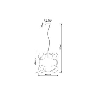 Подвесной светильник Vele Luce Astoria VL5002P42-foto5