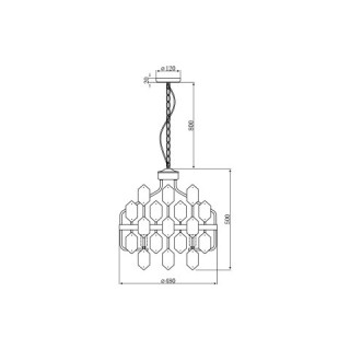 Подвесная люстра Vele Luce Polaris VL4153P26-foto5