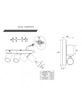 Спот Vele Luce Carrisi VL8067S04-foto3