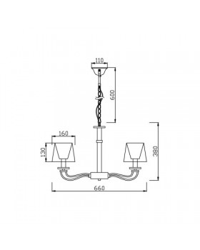 Подвесная люстра Vele Luce Olimpia VL1764L05-foto5