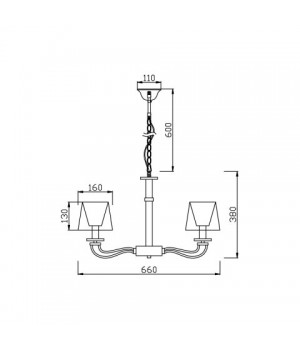 Подвесная люстра Vele Luce Olimpia VL1764L05-foto5
