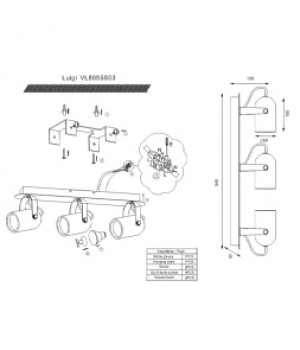 Спот Vele Luce Luigi VL8055S03-foto6