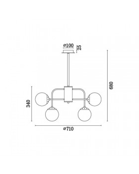 Подвесная люстра Vele Luce Verona VL5015L08-foto5