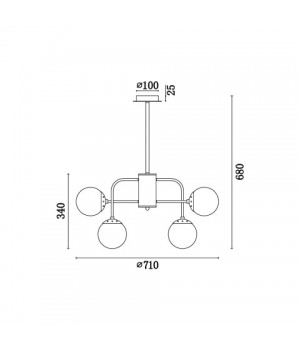 Подвесная люстра Vele Luce Verona VL5015L08-foto5