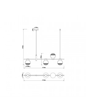 Подвесной светильник Vele Luce Capriccio VL5882P04-foto5