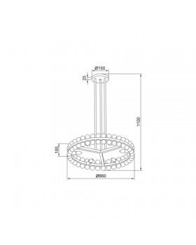 Подвесная люстра Vele Luce Baldassare VL4143L16-foto6