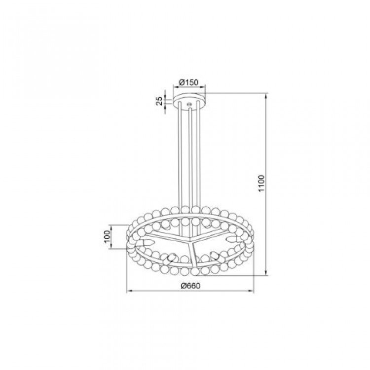 Подвесная люстра Vele Luce Baldassare VL4143L16