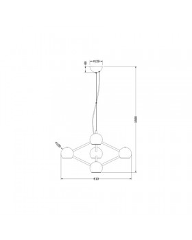 Подвесная люстра Vele Luce Azore VL5173P06-foto5