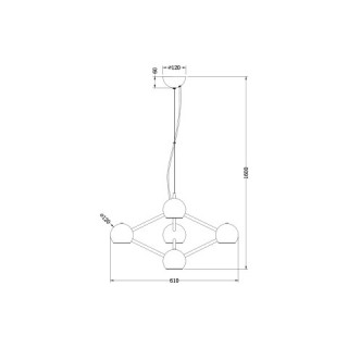 Подвесная люстра Vele Luce Azore VL5173P06-foto5