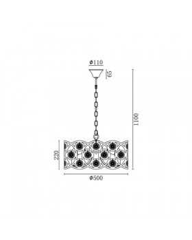 Подвесная люстра Vele Luce Silk VL3143P08-foto5