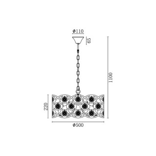 Подвесная люстра Vele Luce Silk VL3143P08-foto5