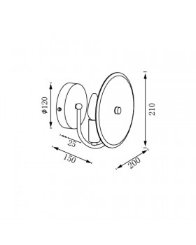 Бра Vele Luce Siena VL3223W01-foto5