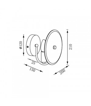 Бра Vele Luce Siena VL3223W01-foto5