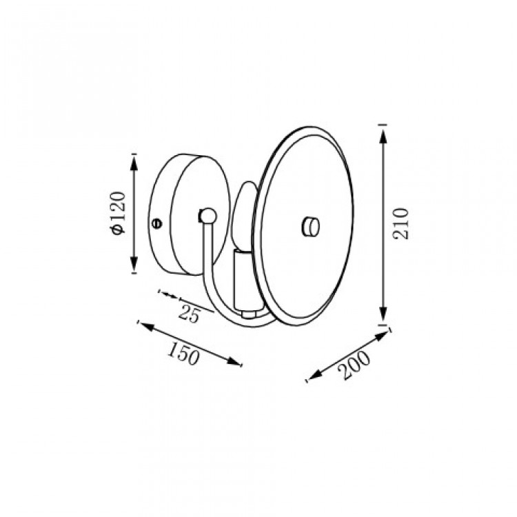 Бра Vele Luce Siena VL3223W01