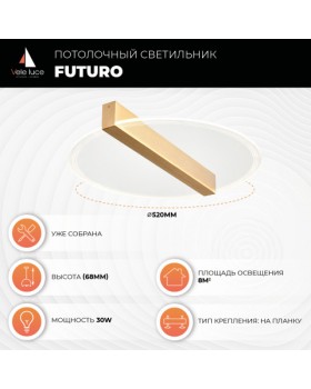 Потолочный светильник Vele Luce Futuro VL7224L11-foto5