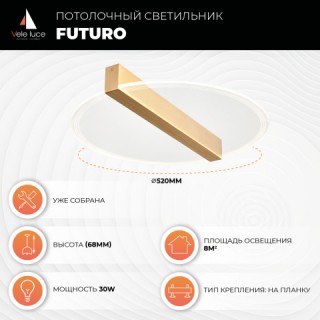 Потолочный светильник Vele Luce Futuro VL7224L11-foto5