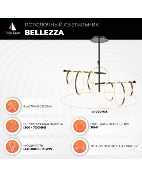 Потолочный светильник Vele Luce Bellezza VL7262L07-foto5