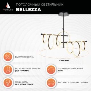 Потолочный светильник Vele Luce Bellezza VL7262L07-foto5