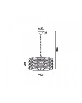 Подвесная люстра Vele Luce Brianna VL3083P05-foto2