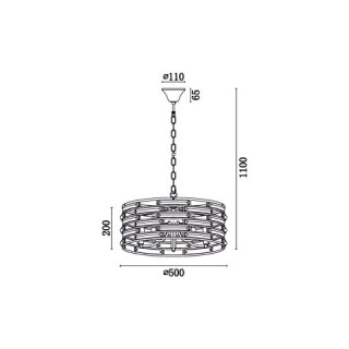 Подвесная люстра Vele Luce Brianna VL3083P05-foto2