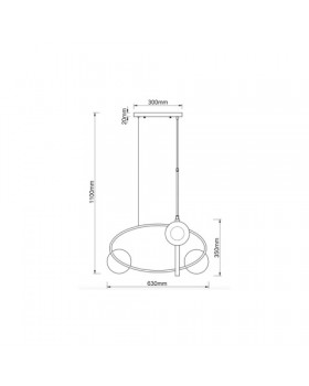 Подвесной светильник Vele Luce Astoria VL5004P03-foto5