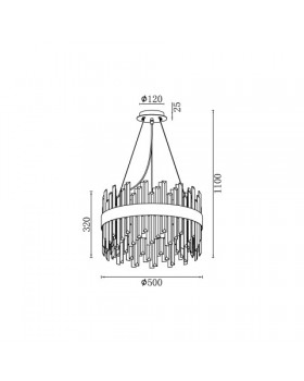 Подвесной светильник Vele Luce Regina VL3135P12-foto5