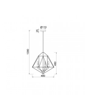 Подвесной светильник Vele Luce Bessie VL4022P03-foto5