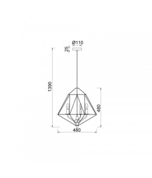 Подвесной светильник Vele Luce Bessie VL4022P03-foto5