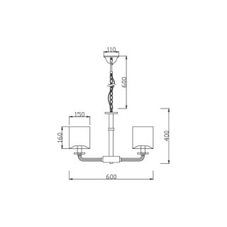 Подвесная люстра Vele Luce Princess VL1753L05-foto3