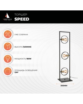 Торшер Vele Luce Speed VL6292F03-foto6